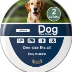 Zafelou Dog Flea Collar Adjustable Long Lasting Protection-0