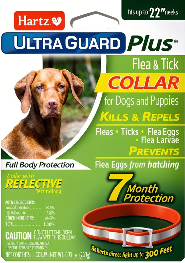 Hartz Flea Collar for Dogs Kills Fleas Ticks Reflective-0