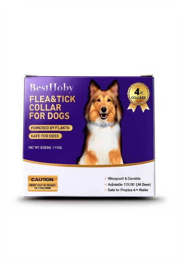 BestHoby Dog Flea Collar Plant Powered Adjustable 4 Pack-8