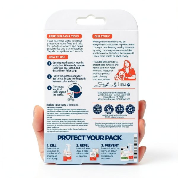 Wondercide Natural Flea Tick Collar Dog Protection Repellent-1