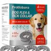 ProElobara Dog Flea Collar 4 Pack Waterproof Adjustable-0