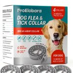 ProElobara Dog Flea Collar 4 Pack Waterproof Adjustable-0