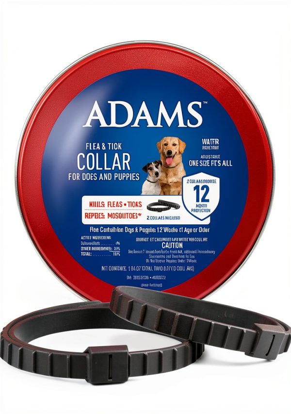 ADAMS Flea Tick Collar Dog Protection 6 Months-0