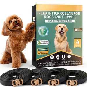 Puyrzoe Flea Collar for Dogs Waterproof Adjustable-0