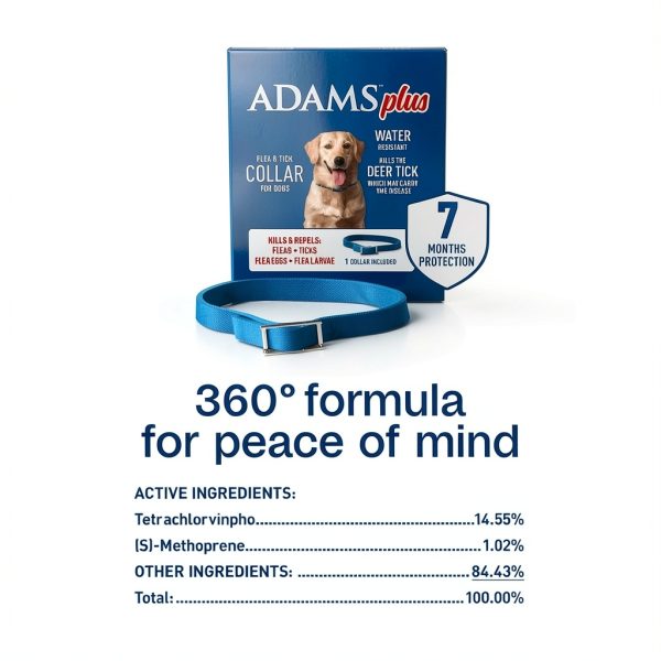 ADAMS Flea and Tick Collar for Dogs 7 Month Protection-7