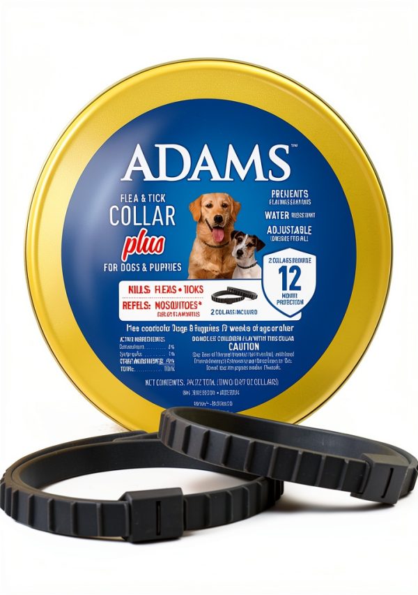 ADAMS Flea Tick Collar Dog Protection 6 Months-0
