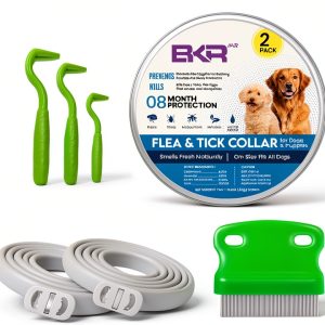 Glantu Flea Collar Natural Waterproof Protection for Dogs-0