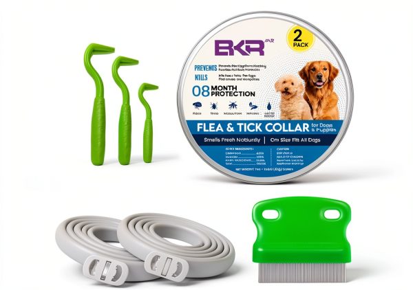 Glantu Flea Collar Natural Waterproof Protection for Dogs-0