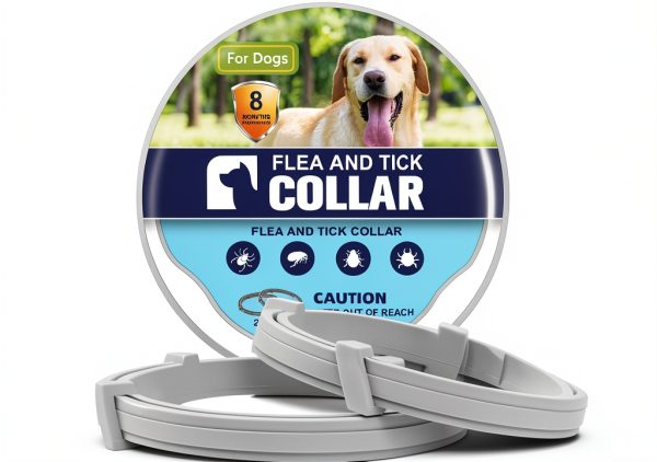 Fcesiweg Dog Flea Collar Adjustable Plant-Based 8-Month-0