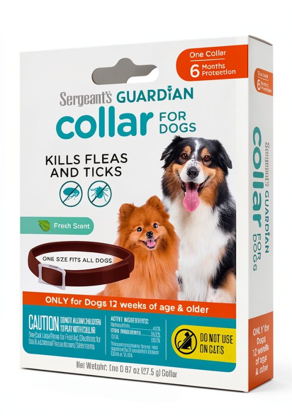 Sergeants Flea Collar for Dogs 6 Month Protection Topical-7