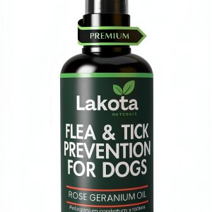 Lakota Naturals Dog Flea Spray Natural Rose Geranium Oil-0