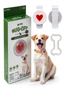 KN FLAX Dog Flea Collar Natural Essential Oils Clip Design-0