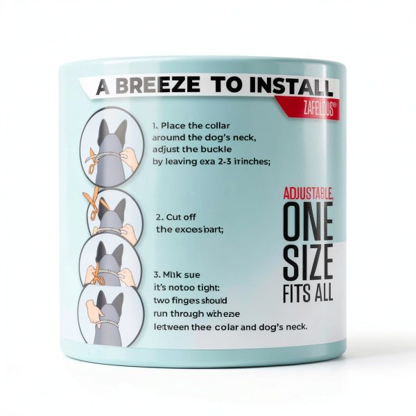 Zafelou Dog Flea Collar Adjustable Long Lasting Protection-3