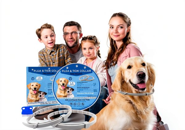 PUBAMALL Dog Flea Collar Long Lasting Water Resistant-5