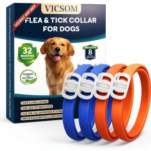 VICSOM Dog Flea Collar 8 Month Protection Water Resistant-0