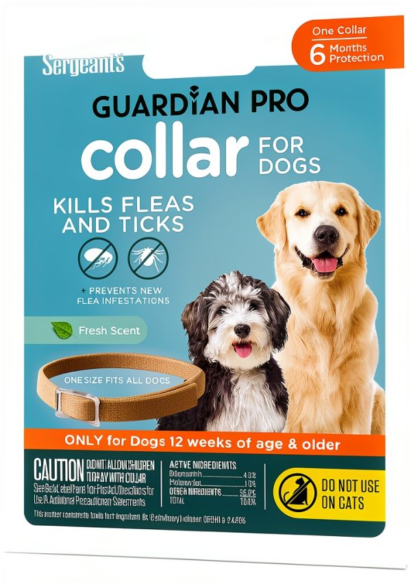 Sergeants Flea Collar for Dogs Kills Fleas Ticks 6 Months-7