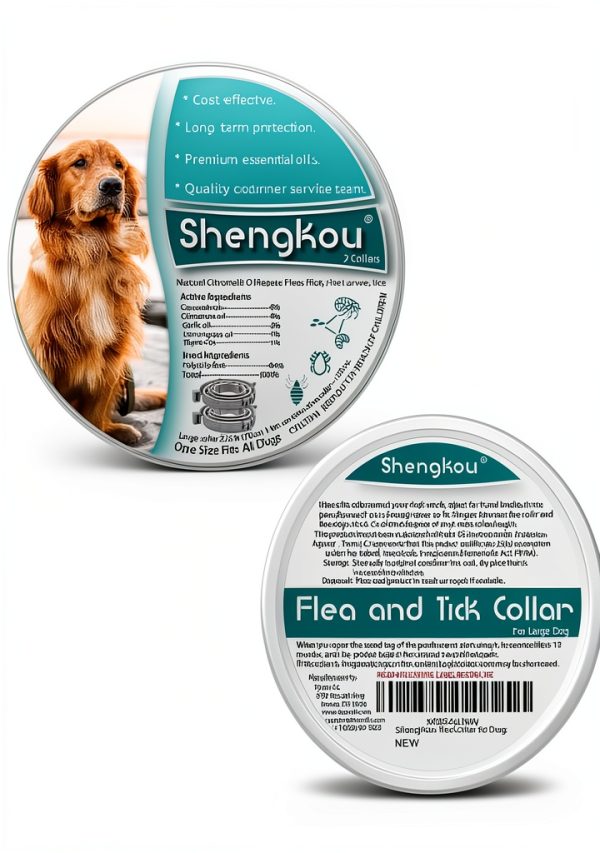 ShengKou Flea Collar Natural Citronella Dog Pest Protection-8
