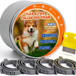 Trihood Dog Flea Collar Plant Based 24 Month Protection-0