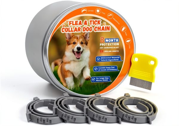 Trihood Dog Flea Collar Plant Based 24 Month Protection-0
