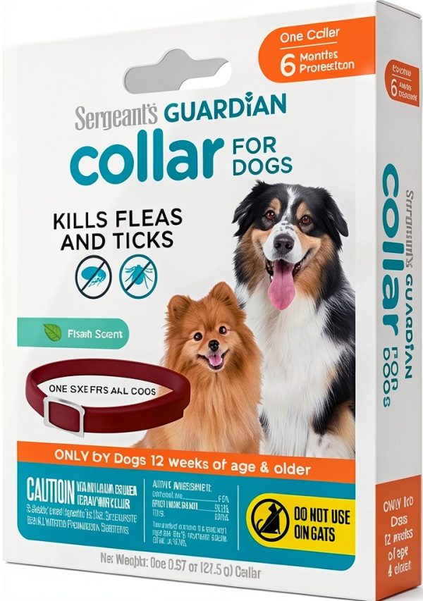 Sergeants Flea Collar for Dogs 6 Month Protection Topical-0