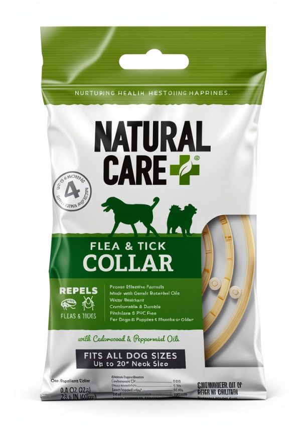 Natural Care Flea Tick Collar Dogs Natural Oils Protection-0