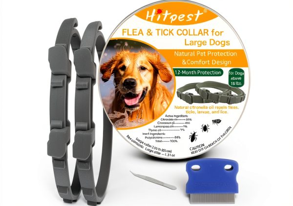 Taom Natural Flea Collar for Dogs Long Lasting Protection-0