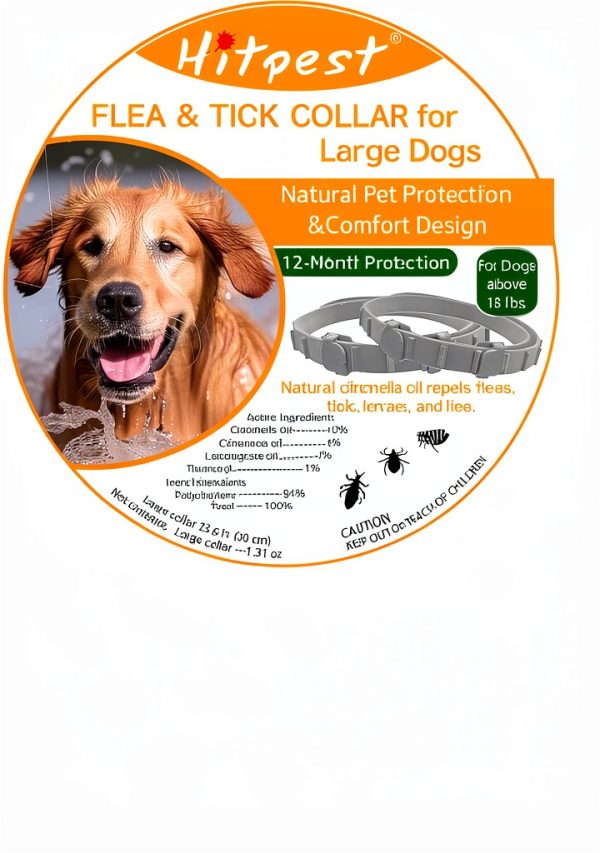 Taom Natural Flea Collar for Dogs Long Lasting Protection-7