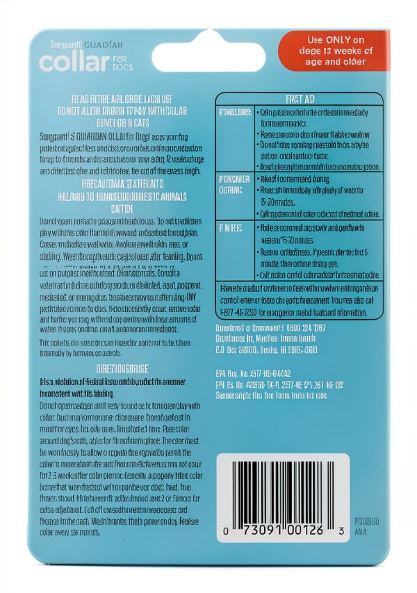 Sergeants Flea Collar for Dogs 6 Month Protection Topical-2