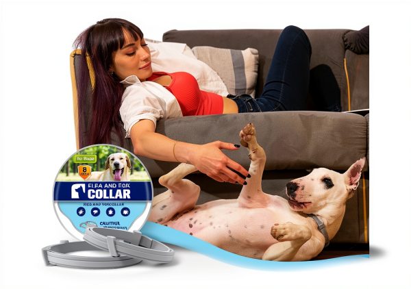 Fcesiweg Dog Flea Collar Adjustable Plant-Based 8-Month-3