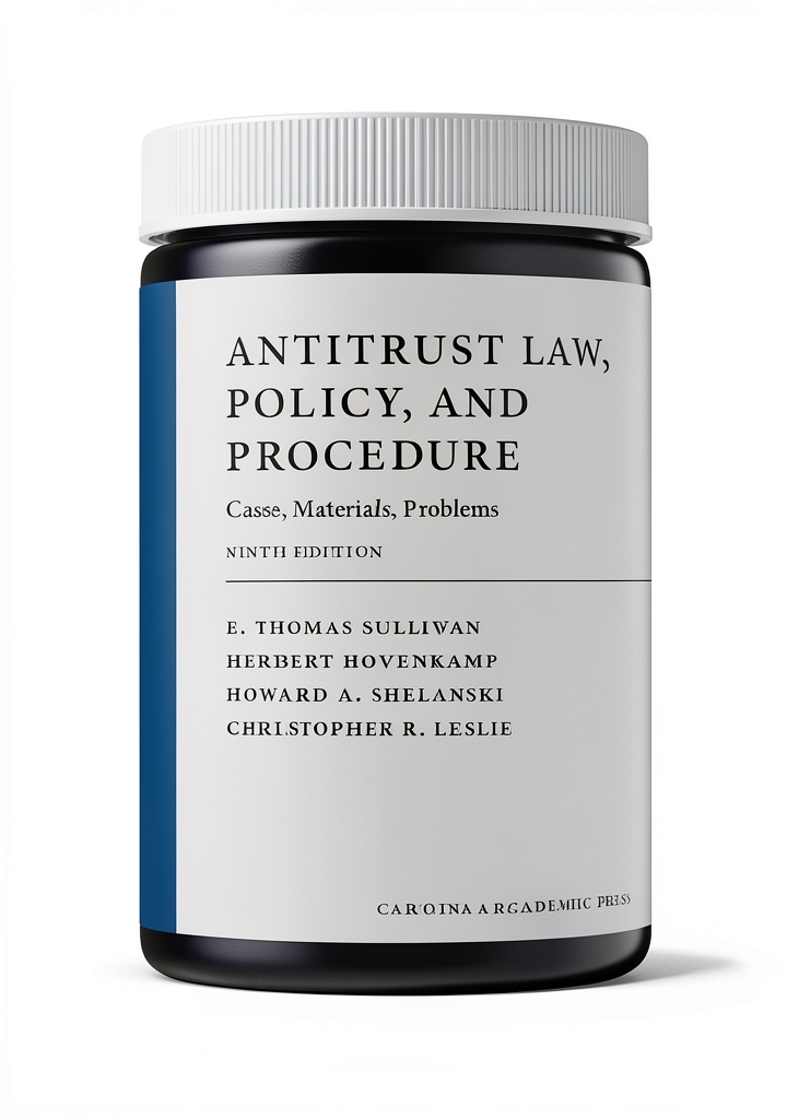 'Antitrust Law Ninth Edition Kindle display on a tablet'