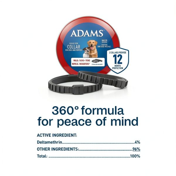 ADAMS Flea Tick Collar Dog Protection 6 Months-7