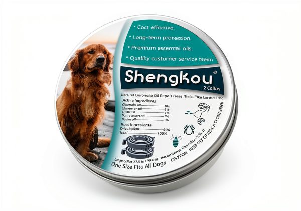 ShengKou Flea Collar Natural Citronella Dog Pest Protection-7