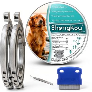 ShengKou Flea Collar Natural Citronella Dog Pest Protection-0