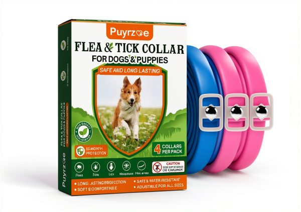 Puyrzoe Dog Flea Collar Natural Essential Oil Protection-0