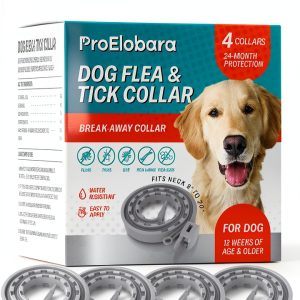 ProElobara Flea Collar for Dogs Waterproof Long Lasting-0