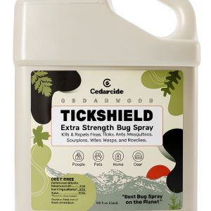 Cedarcide Tickshield Cedar Oil Bug Spray for People Pets-0
