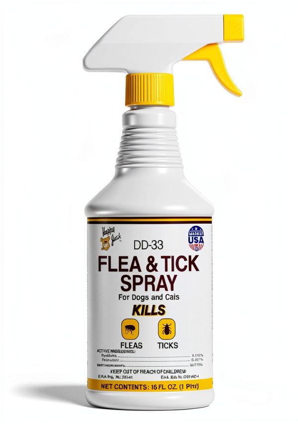 Happy Jack Flea Tick Spray Kills Prevents Safe Dogs Cats-0
