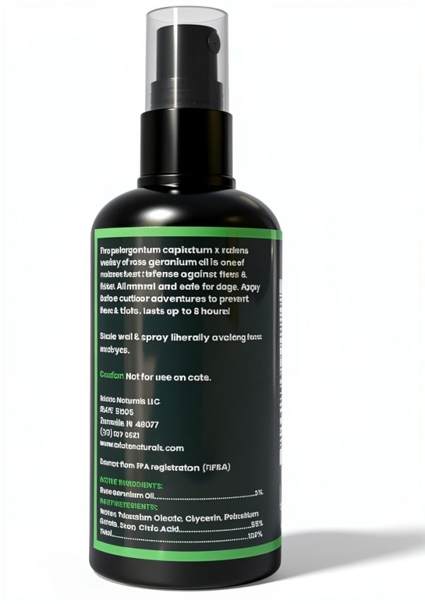 Lakota Naturals Dog Flea Spray Natural Rose Geranium Oil-1