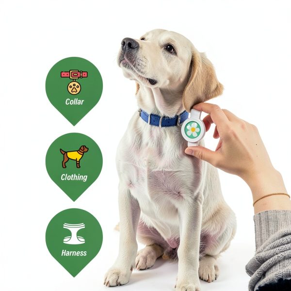 KN FLAX Dog Flea Collar Natural Essential Oils Clip-1