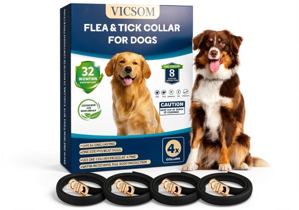 VICSOM Dog Flea Collar Safe Effective Water Resistant-0