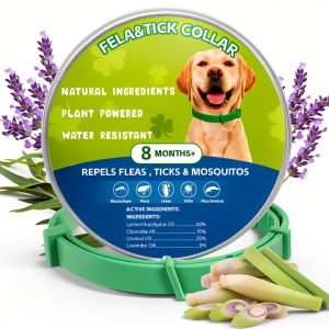 Trihood Natural Flea Collar for Dogs Waterproof Adjustable-0