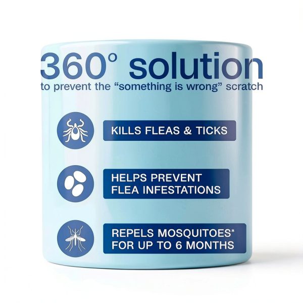 ADAMS Flea Tick Collar Dog Protection 6 Months-1