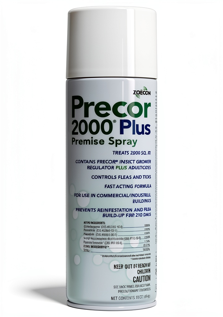 Applying Zoecon Dog Flea Spray to a small dog outdoors
