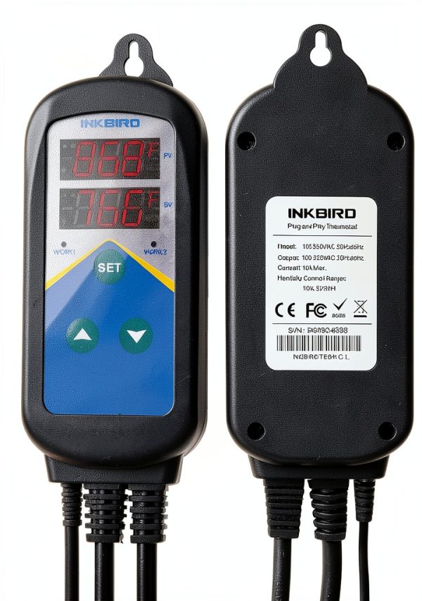 Inkbird Digital Temperature Probe Controller 1200W Heating Timer Plug-4