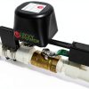 Upgrade Zigbee 3.0 Smart Water Valve Shutoff Reinforced Mounting Arm Durable Metal Gear (TUYA/SmartThings Hub), Alexa/Google Compatible, 2.4 GHz, Motorized Ball Valve Actuator-0
