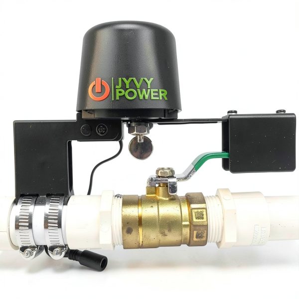 Upgrade Zigbee 3.0 Smart Water Valve Shutoff Reinforced Mounting Arm Durable Metal Gear (TUYA/SmartThings Hub), Alexa/Google Compatible, 2.4 GHz, Motorized Ball Valve Actuator-3
