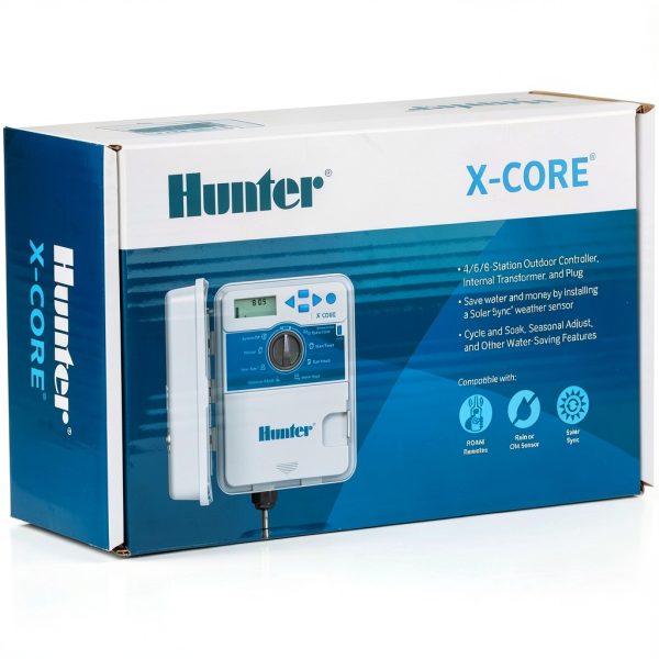 Hunter XC600 X-Core 6 Station Outdoor Sprinkler Controller-4