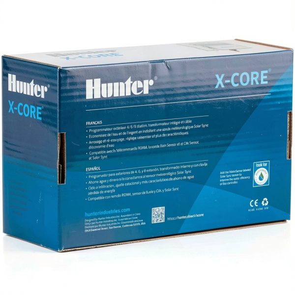 Hunter X-Core XC400 4 Zone Outdoor Sprinkler Controller, Weather-Resistant Irrigation Timer for Lawn and Garden, Easy Install, Automatic Watering System-5