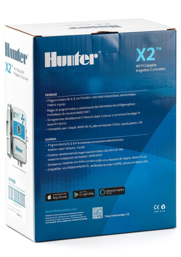 Hunter Industries Hydrawise X2 6-Station Outdoor Irrigation Controller-4