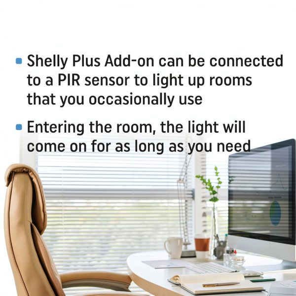 Shelly Plus Add-On | Wi-Fi & Bluetooth Add-On for Shelly Plus Devices | Measure Temperature and Humidity | Home Automation | Works with Alexa & Google Home | iOS Android App | No Hub | Digital Sensor-2
